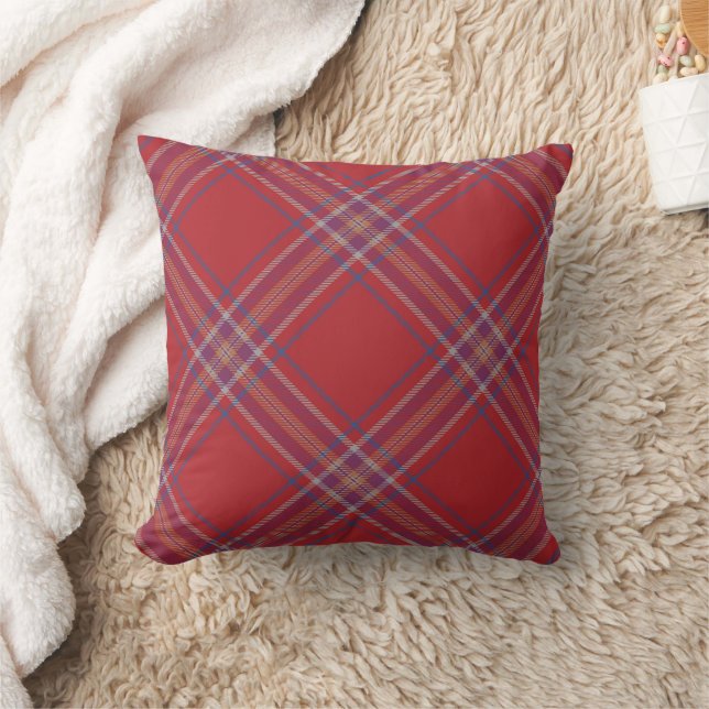 Classic Tartan Scotland Plaid Pillow  (Blanket)