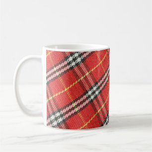 Classic Tartan Texture Background Coffee Mug