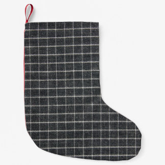 Classic Tartan Texture Design Small Christmas Stocking
