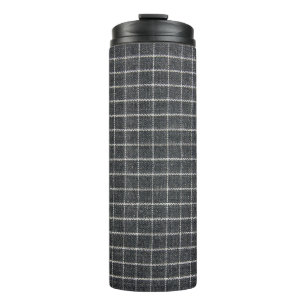Classic Tartan Texture Design Thermal Tumbler