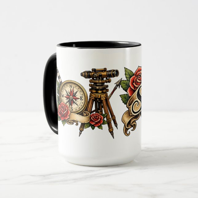Classic Tat Land Surveyor  Mug (Front Left)