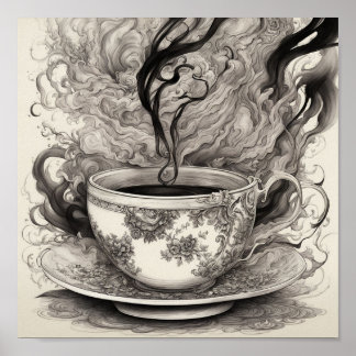 Classic Tea Art Poster