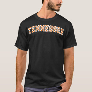 Classic Tennessee Tn State Varsity Style Orange T-Shirt
