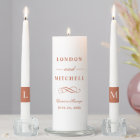 Classic Terracotta Monogram Wedding