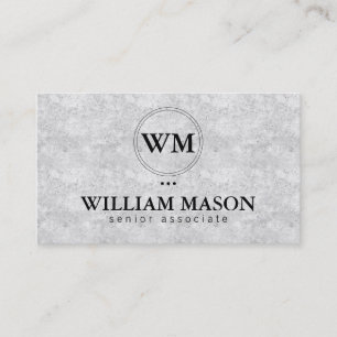 Classic Texture White Business Card
