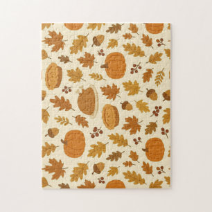 Classic Thanksgiving patterned Jigsaw Puzzle