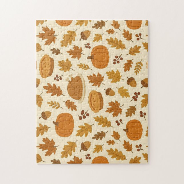 Classic Thanksgiving patterned  Jigsaw Puzzle (Vertical)