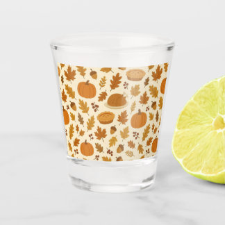 Classic Thanksgiving patterned  Shot Glass