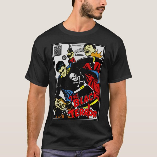 Classic The Black Terror T-Shirt (Front)