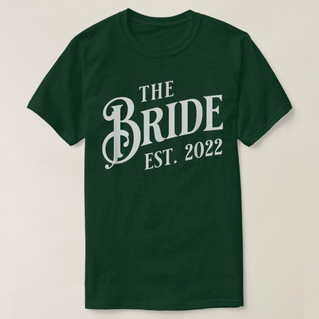 Classic The Bride Est  T-Shirt (Design Front)