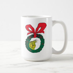 Classic The Grinch Christmas Wreath Coffee Mug