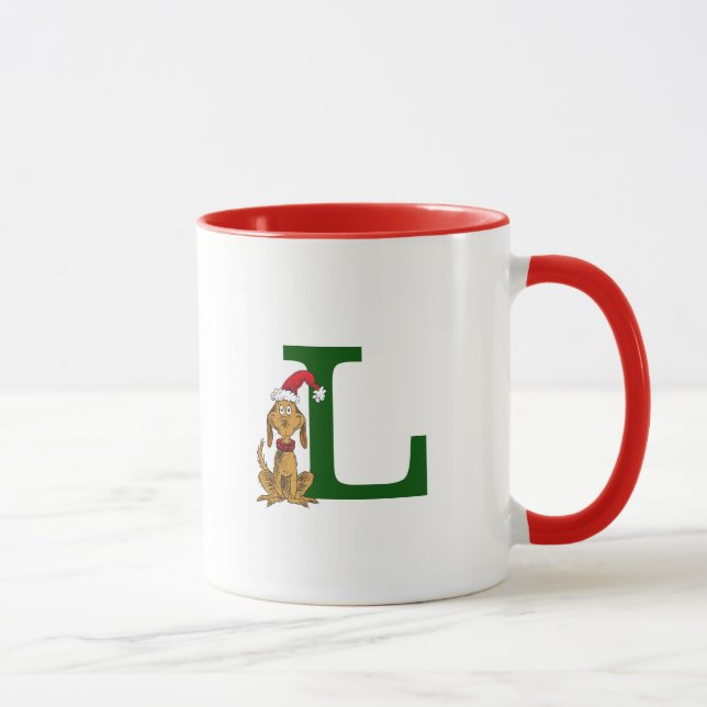 Classic The Grinch Max | Monogram L Mug (Right)
