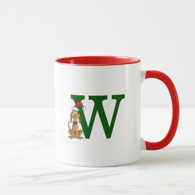 Classic The Grinch Max | Monogram W Mug (Right)