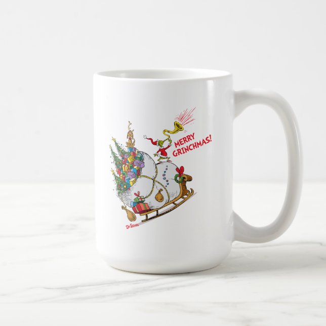 Classic The Grinch | Merry Grinchmas! Coffee Mug (Right)