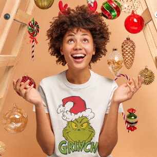 Classic The Grinch   Naughty or Nice Tri-Blend Shirt