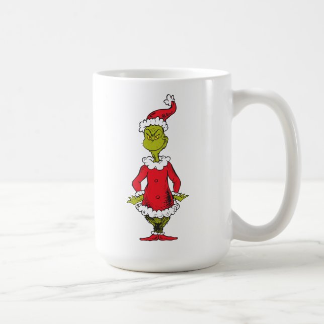 Classic The Grinch | Santa Claus Coffee Mug (Right)