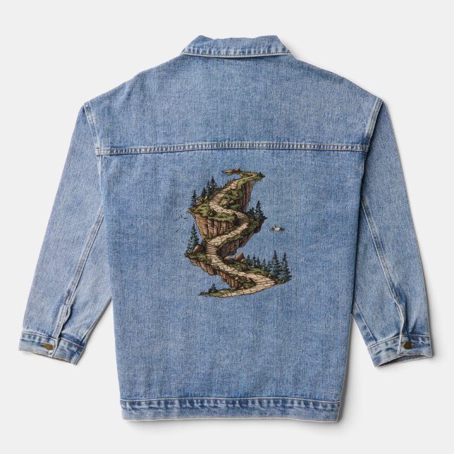 Classic The Path To Heaven Denim Jacket (Back)