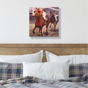 Classic Thoroughbred, Victorious Canvas Print
