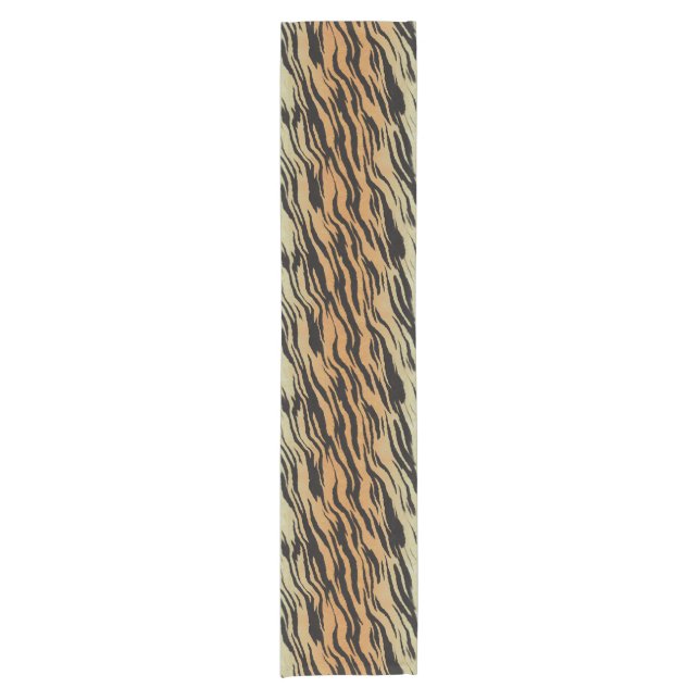 Classic Tiger Stripe Print Table Runner (Front)
