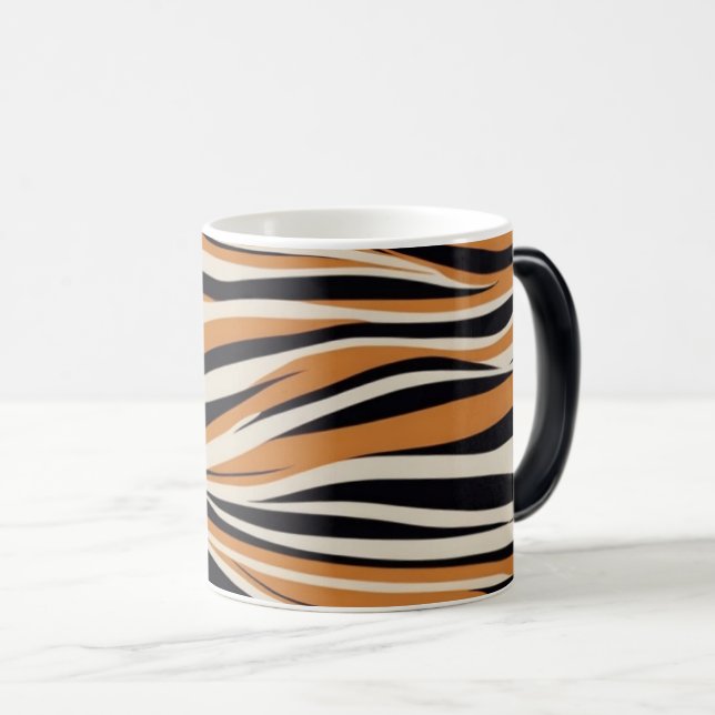 Classic tiger-style coffee cup (Front Right)