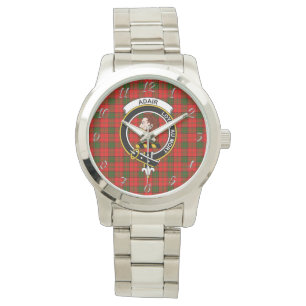Classic Timeless Clan Adair Tartan Plaid Gift Watch