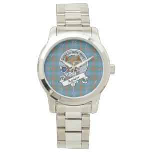 Classic Timeless Clan Agnew Ancient Old Tartan Pla Watch