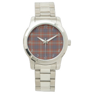 Classic Timeless Clan Ainslie Plaid Tartan Gift Watch