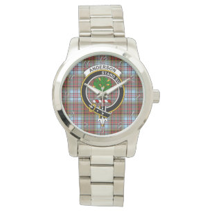 Classic Timeless Clan Anderson Ancient Tartan Plai Watch