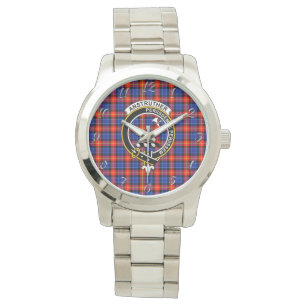 Classic Timeless Clan Anstruther Tartan Plaid Gift Watch