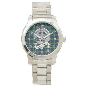Classic Timeless Clan Bannerman Badge Tartan Plaid Watch