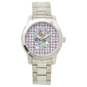 Classic Timeless Clan Boswell Modern Badge Tartan Watch