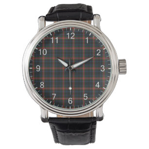 Classic Timeless Clan Braveheart Tartan Plaid Gift Watch
