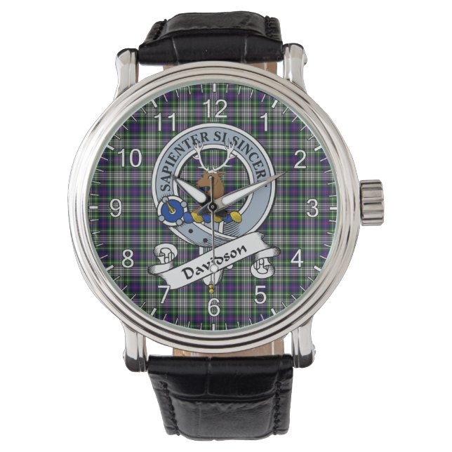 Classic Timeless Clan Davidson of Tulloch Dress Ba Watch (Front)