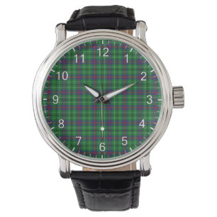 Classic Timeless Clan Duncan Tartan Plaid Gift Wat Watch