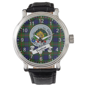 Classic Timeless Clan Dundas Badge Tartan Watch