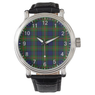 Classic Timeless Clan Dundas Tartan Plaid Gift Watch