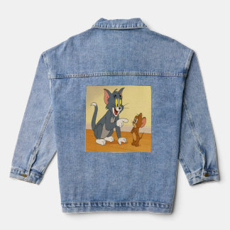 Classic Tom and Jerry Showdown Denim Jacket