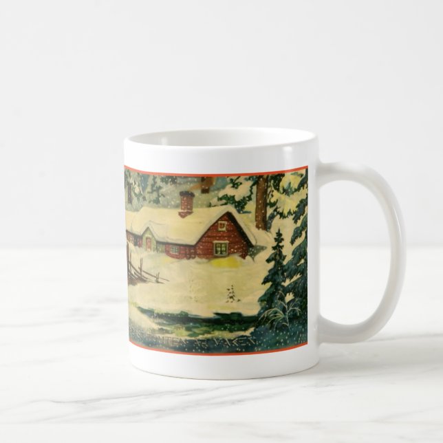 Classic Tomten scene Coffee Mug (Right)
