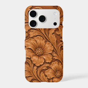 Classic Tooled Floral Leather iPhone Case