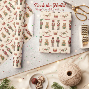Classic Toy Shop Christmas Wrapping Paper