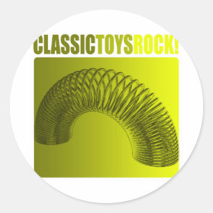 Classic Toys Rocks! Classic Round Sticker