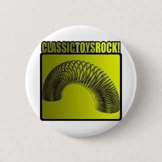 Classic Toys "Slinky" Rock! 6 Cm Round Badge