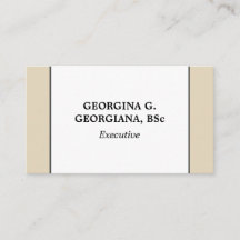 Classic & Traditional Professional Business Card