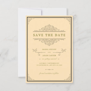 Classic Traditional Wedding Invitation   Timeless 