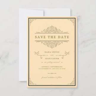 Classic Traditional Wedding Invitation | Timeless 