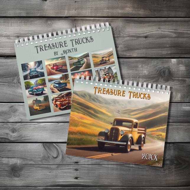 Classic Treasure Trucks by Month Calendar (Creator Uploaded)