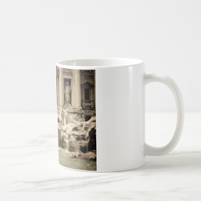 Classic Trevi Fountain, Rome Coffee Mug (Right)