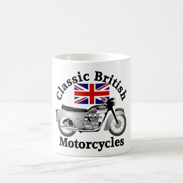 Classic Triumph T100A  motorcycle mug (Center)