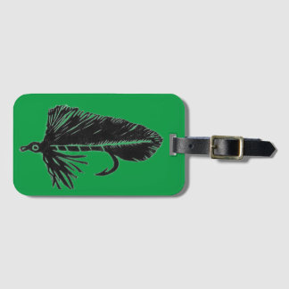 Classic Trout Fly Matuka streamer Luggage Tag