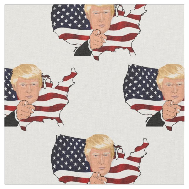 Classic Trump 2020 Fabric (Close Up)